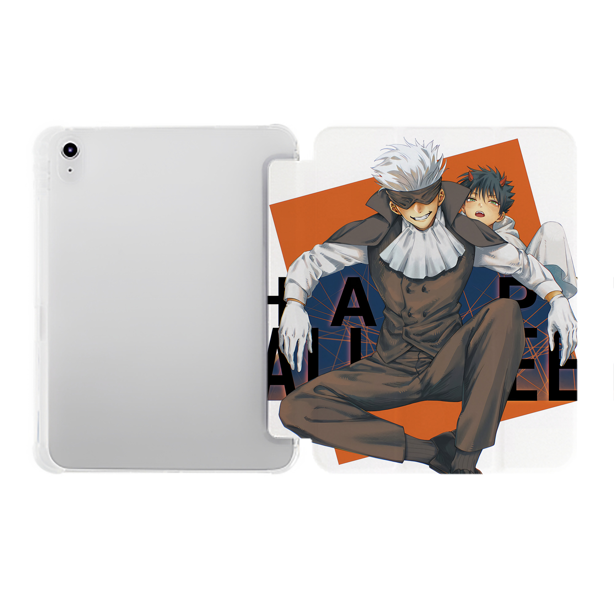 （画像用） SPY×FAMILY间谍家家酒 IPad ケース ペン収納付き 三つ折りスタンド PUレザー×シリコン 対応機種9.5/10.5/10.9インチ